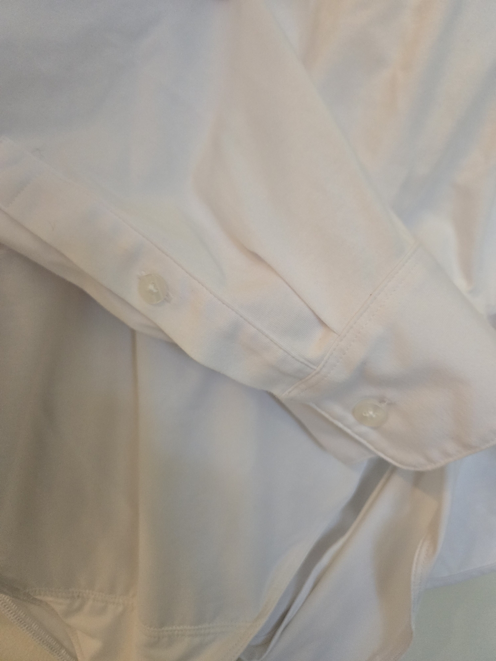 SPANX White Long Sleeve Bodysuit Blouse - Picture 6 of 6